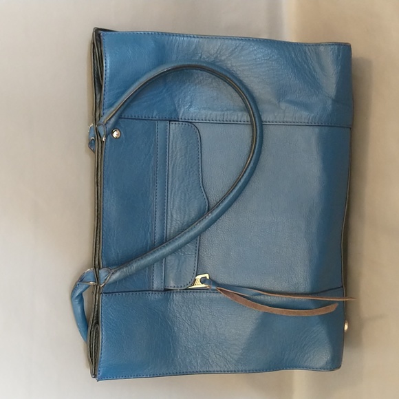 Rebecca minkoff blue black shoulder bag - Picture 2 of 10